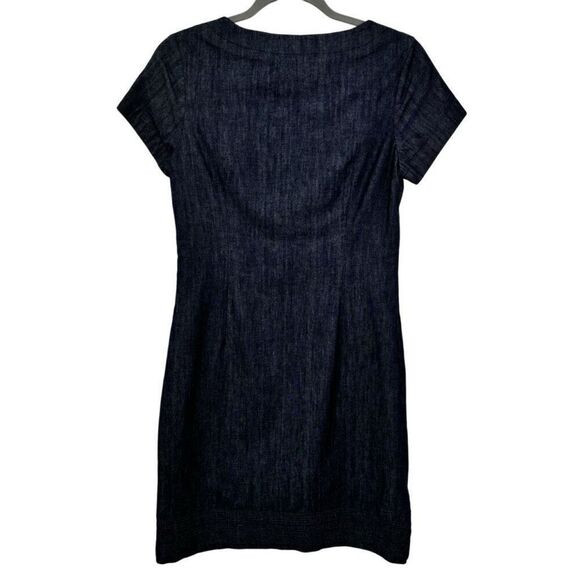 BODEN MONTMARTRE CHAMBRAY DRESS BLUE SIZE 6L - Picture 7 of 7
